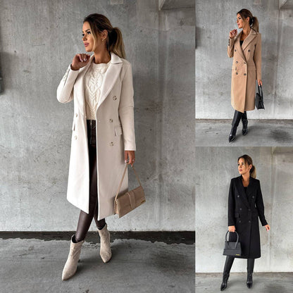 Fashion Casual Woolen Coat Women - ALL-IN-ONE GENSTORE & SERVICES