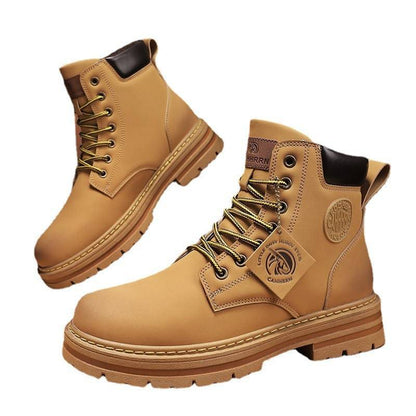 Mens Casual Biker High Top Martin Boots - ALL-IN-ONE GENSTORE & SERVICES
