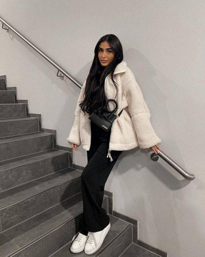 New Fashion Loose Anti-cashmere Personal Leisure Outdoor Zipper Jacket - ALL-IN-ONE GENSTORE & SERVICES
