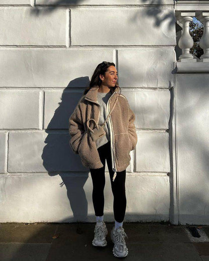 New Fashion Loose Anti-cashmere Personal Leisure Outdoor Zipper Jacket - ALL-IN-ONE GENSTORE & SERVICES