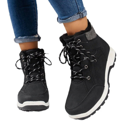 Outdoor Women's Warm Non-slip Short Tube Suede Dr Martens Boots - ALL-IN-ONE GENSTORE & SERVICES