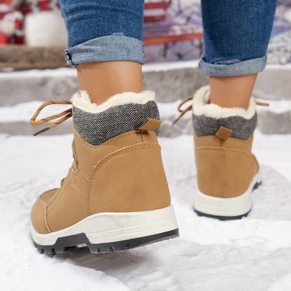 Outdoor Women's Warm Non-slip Short Tube Suede Dr Martens Boots - ALL-IN-ONE GENSTORE & SERVICES