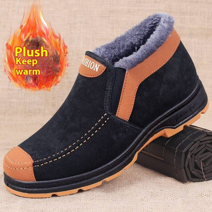 Men's Traditional Cotton Shoes Warm With Velvet - ALL-IN-ONE GENSTORE & SERVICES