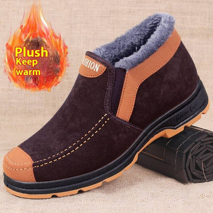 Men's Traditional Cotton Shoes Warm With Velvet - ALL-IN-ONE GENSTORE & SERVICES