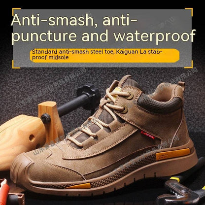 Protective Shoes With Steel Toe And High Top To Prevent Impact And Wear - ALL-IN-ONE GENSTORE & SERVICES