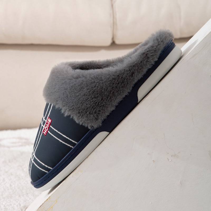 Winter Warm Slugged Bottom Plush Slippers - ALL-IN-ONE GENSTORE & SERVICES