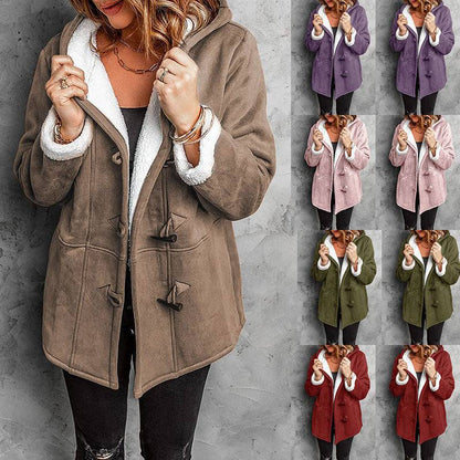 Women's Mid-length Windbreaker Coat Coat Warm Top - ALL-IN-ONE GENSTORE & SERVICES