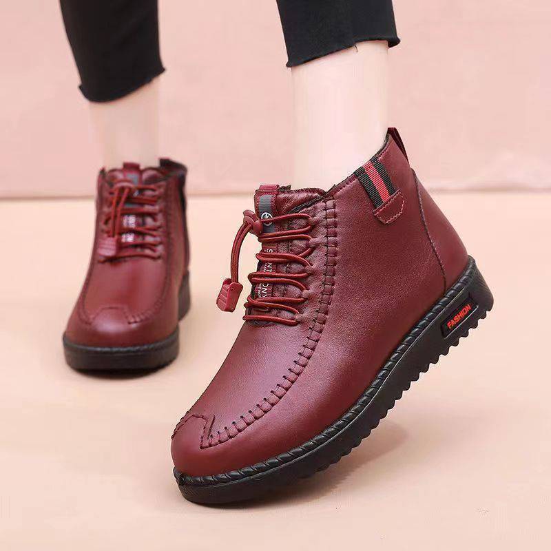 Women's Thick Velvet Waterproof And Anti Slip Snow Boots - ALL-IN-ONE GENSTORE & SERVICES
