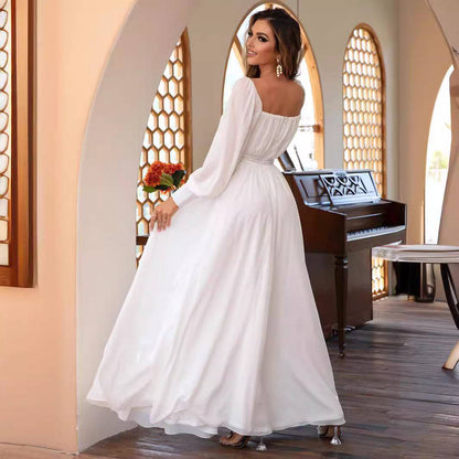 Gorgeous Simple Cute Fresh And Gentle Long Dress - ALL-IN-ONE GENSTORE & SERVICES