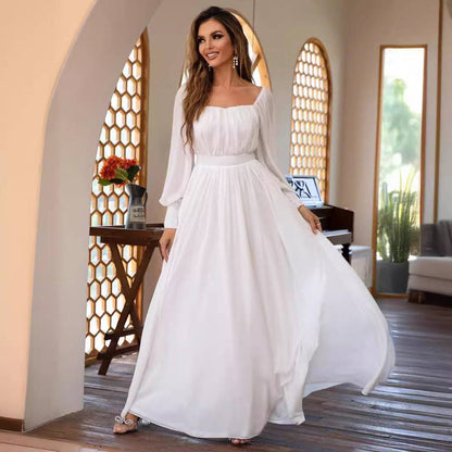 Gorgeous Simple Cute Fresh And Gentle Long Dress - ALL-IN-ONE GENSTORE & SERVICES