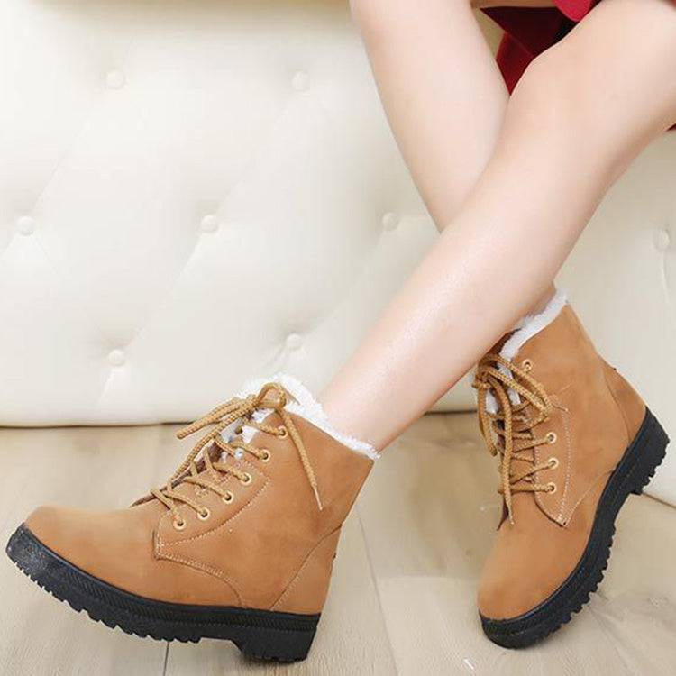 Winter Snow Boots With Warm Plush Ankle Boots For Women Shoes - ALL-IN-ONE GENSTORE & SERVICES