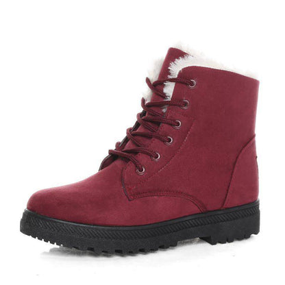 Winter Snow Boots With Warm Plush Ankle Boots For Women Shoes - ALL-IN-ONE GENSTORE & SERVICES