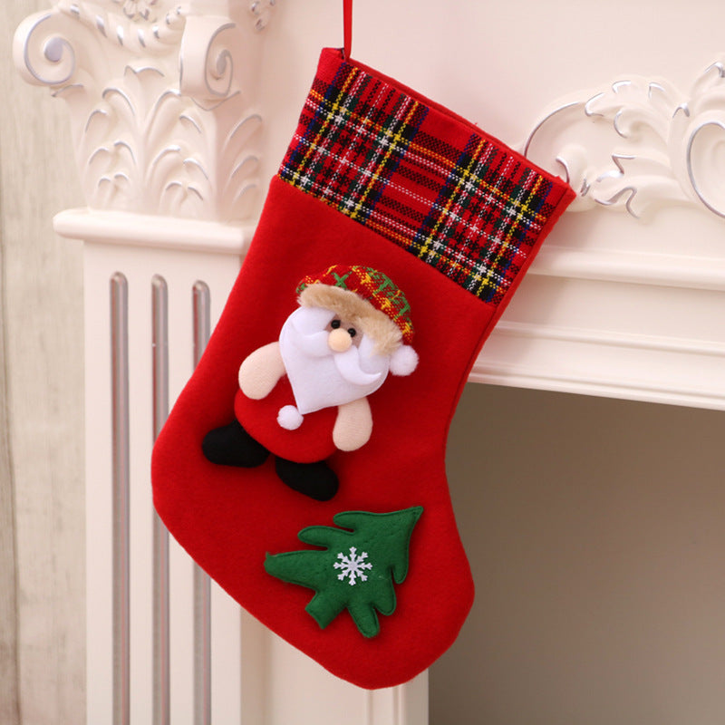 Christmas Decorations Santa Claus Socks Christmas Tree Pendant Christmas Socks Gift Bag Christmas Bag - ALL-IN-ONE GENSTORE & SERVICES