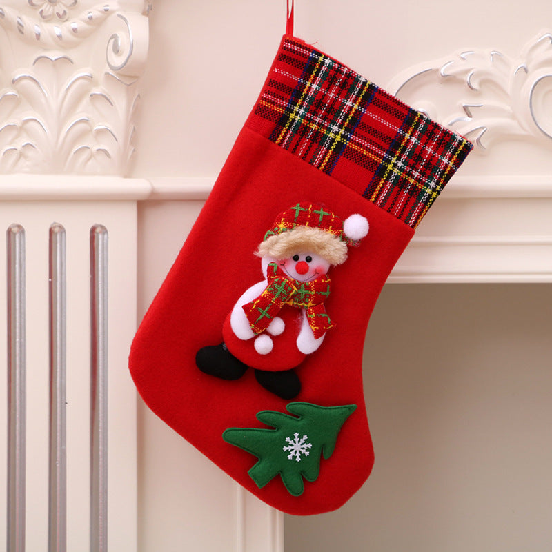 Christmas Decorations Santa Claus Socks Christmas Tree Pendant Christmas Socks Gift Bag Christmas Bag - ALL-IN-ONE GENSTORE & SERVICES