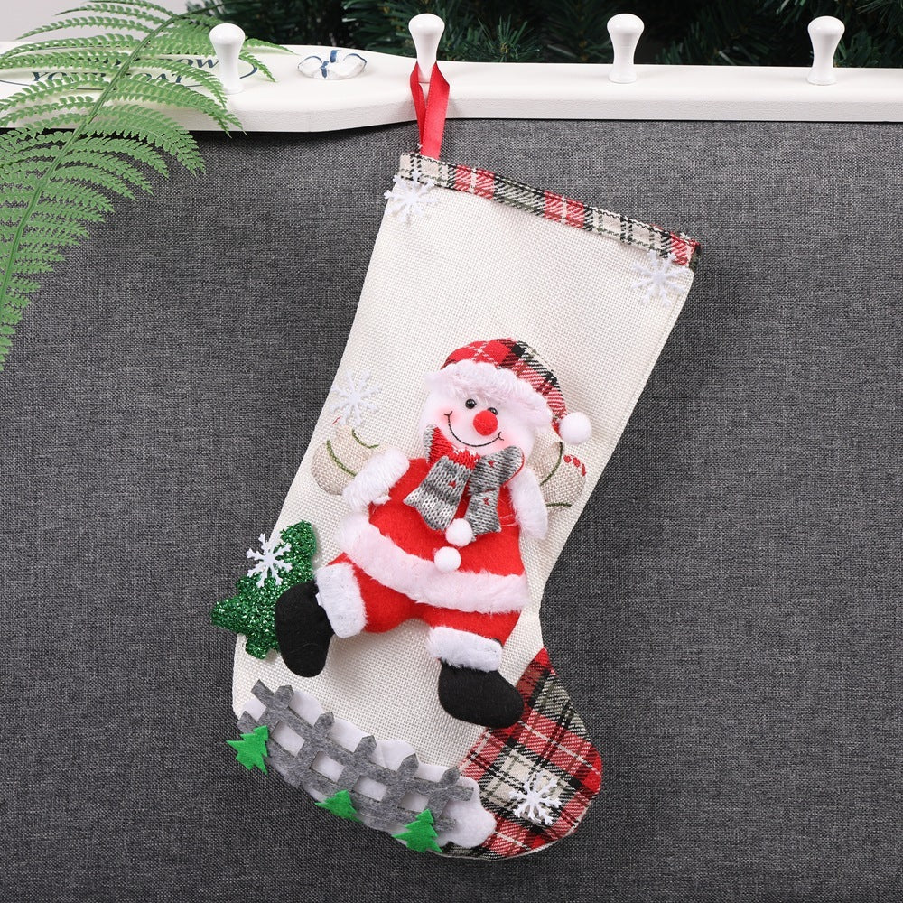 Christmas Decorations Santa Claus Socks Christmas Tree Pendant Christmas Socks Gift Bag Christmas Bag - ALL-IN-ONE GENSTORE & SERVICES