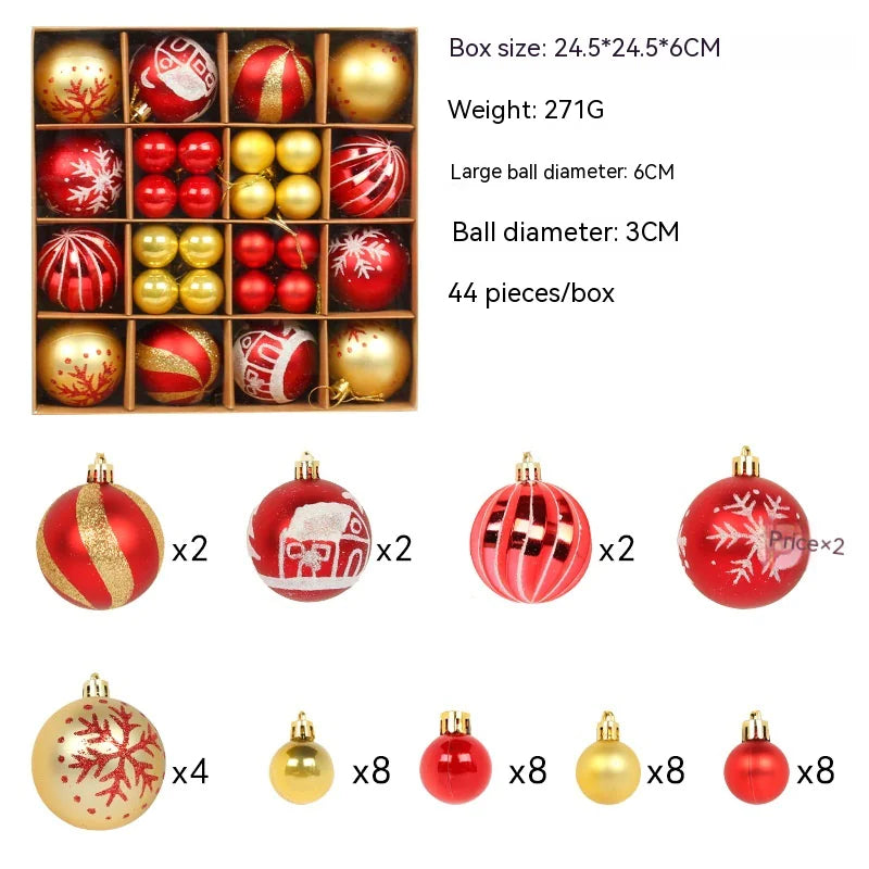 Colorful Christmas Ornament Ball Set - ALL-IN-ONE GENSTORE & SERVICES