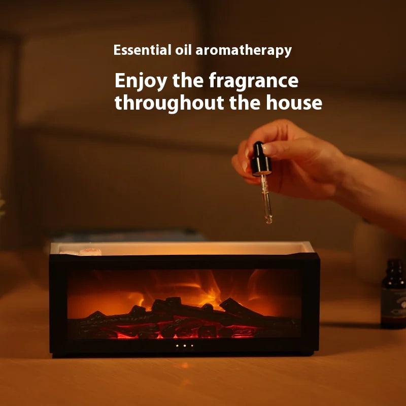 Fireplace Flame Humidifier with Remote & Aromatherapy - ALL-IN-ONE GENSTORE & SERVICES