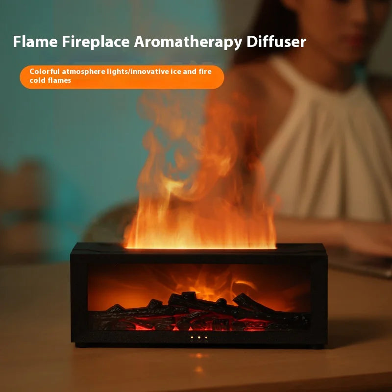 Fireplace Flame Humidifier with Remote & Aromatherapy - ALL-IN-ONE GENSTORE & SERVICES