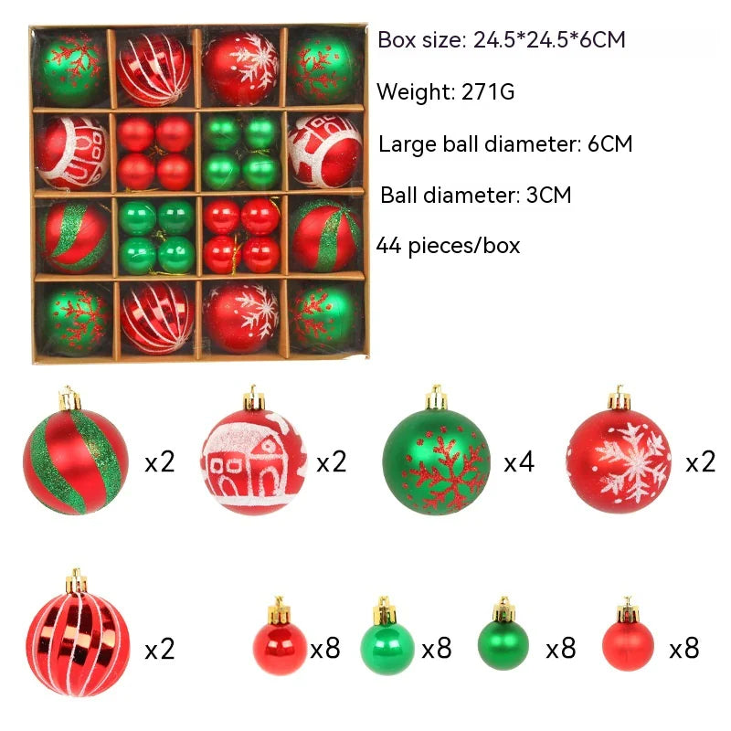 Colorful Christmas Ornament Ball Set - ALL-IN-ONE GENSTORE & SERVICES