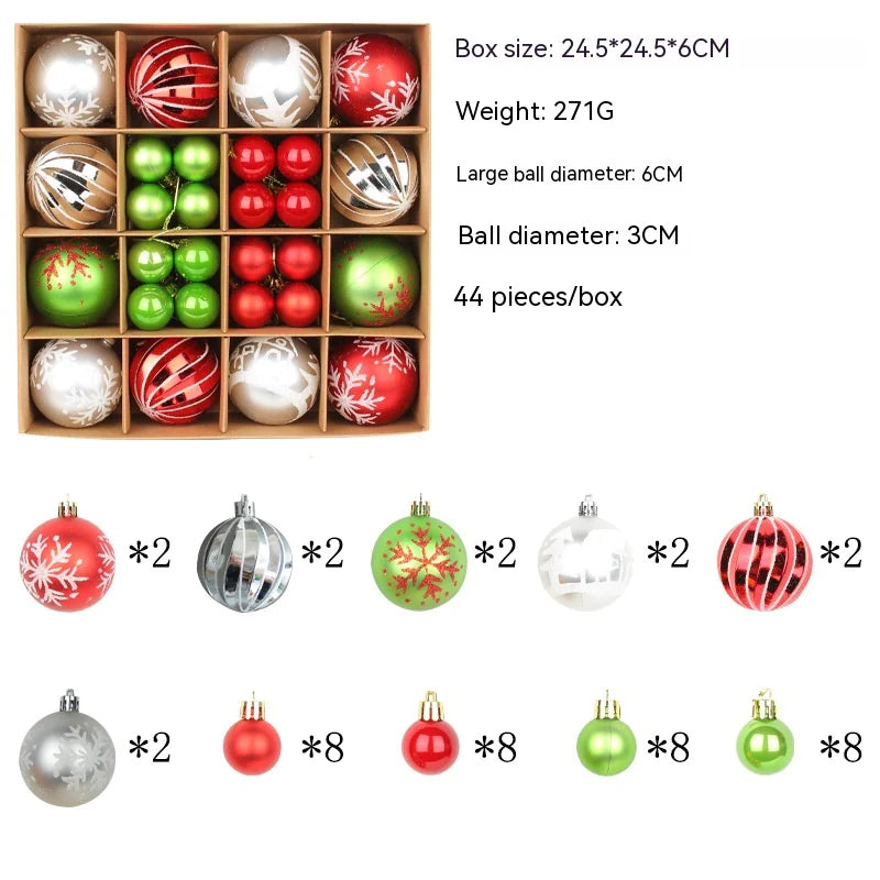 Colorful Christmas Ornament Ball Set - ALL-IN-ONE GENSTORE & SERVICES